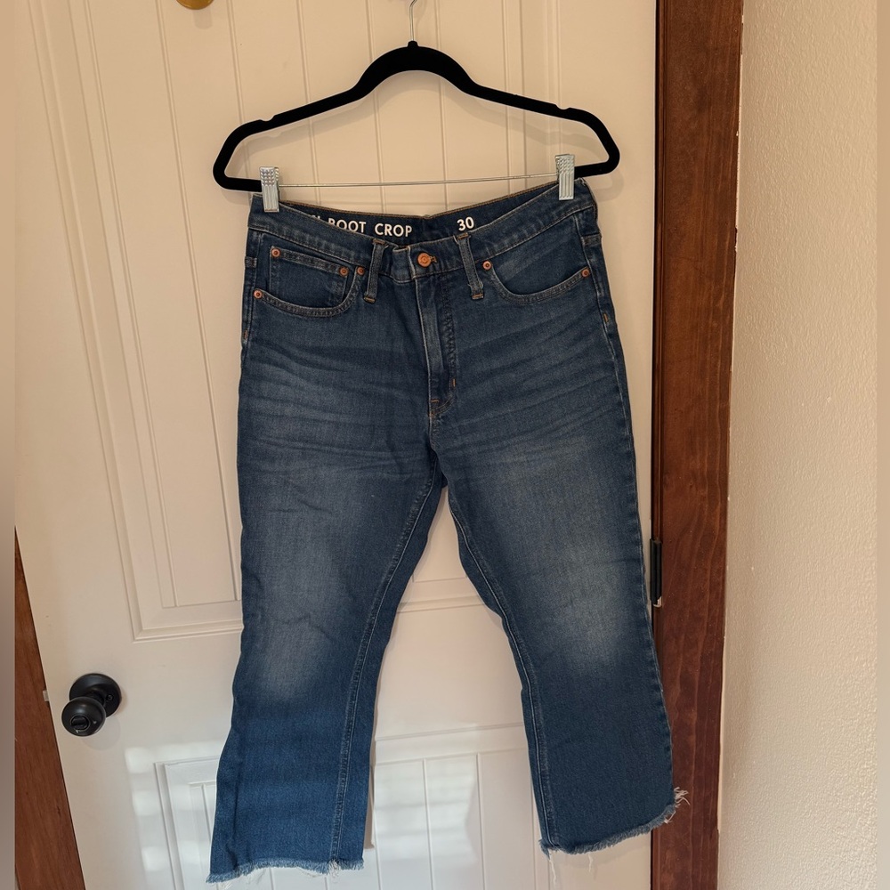 J Crew Demi Boot Crop Jeans